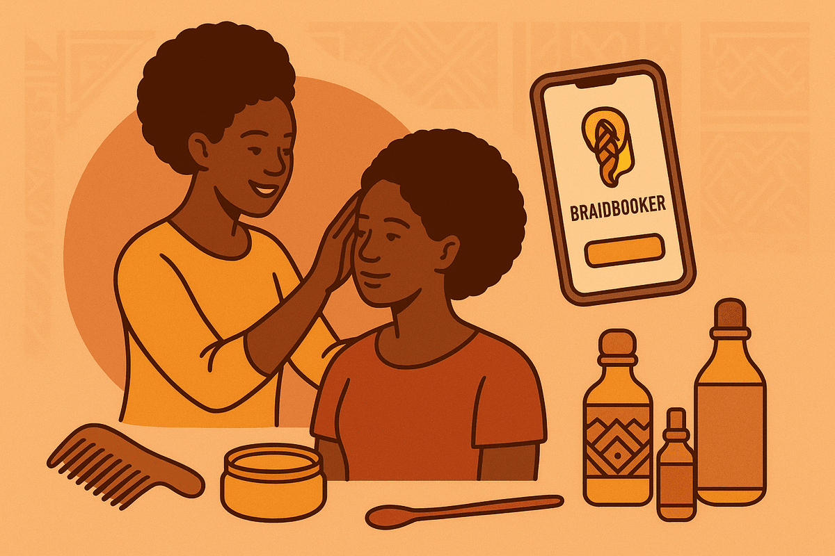 BraidBooker-App-Oberflache mit Buchungsfunktionen