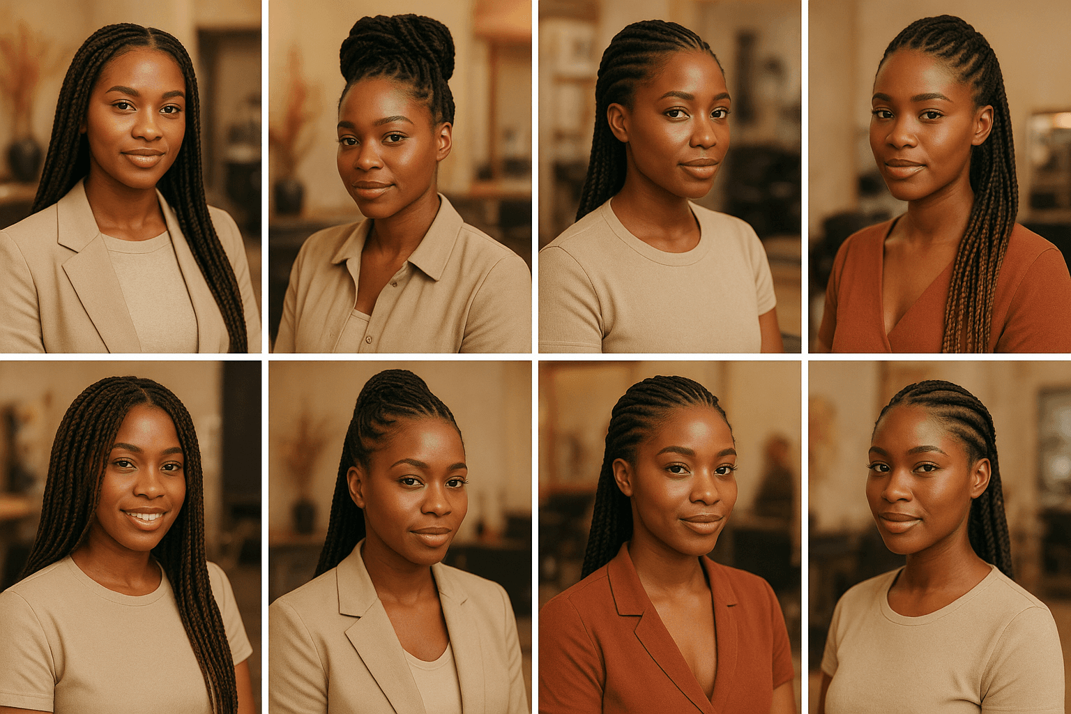 Galerie professioneller Afro-Friseurinnen